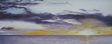 Purple sunset - Schjlin Art